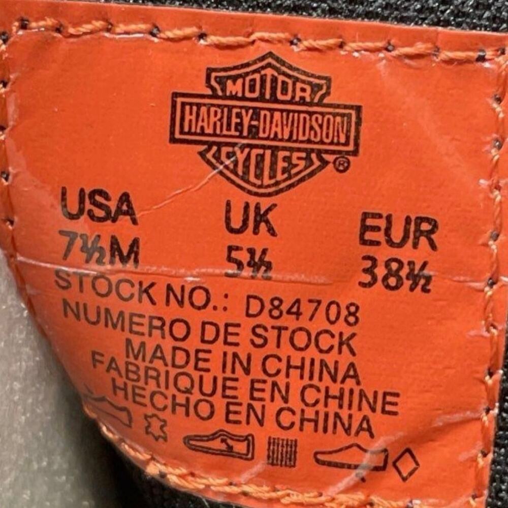 NWT Harley-Davidson Women's Bateman Engineer Leather Riding Boots Sz. 7.5 - Picture 7 of 7